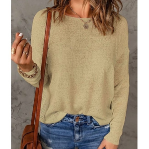 Lightweight sweater loose fit beige tan‎ size large